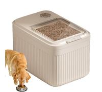 Dispensador de dulces hermético a prueba de clima sellado para mascotas | Contenedor de Alimentos para Mascotas Gato Cachorro Conejo Ratones Arroz Cereales Harina Soja Despensa Garaje Granero