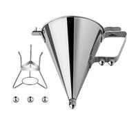 Dispensador de embudo para hornear - 1800 ml embudo de de acero inoxidable, dispensador para nata, tortitas, cupcakes, pasteles de chocolate | Boquilla de para panqueques para comida en la