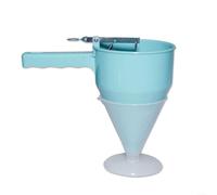 Dispensador de embudo para panqueques, salsa de pasta de azúcar, fondant y rellenos en cocinas domésticas, pastelerías y panaderías (C)