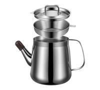 Dispensador de,Empuñadura Cómoda Con Mango | Gran Capacidad Acero Inoxidable Filtro Olla,Para Restaurante, Comedor, Camping, Picnic, Barbacoa, Fiesta, Vacaciones, Familia Y