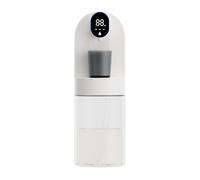 Dispensador de enjuague bucal montado en la pared de 1200 ml recargable para baño con 2 tazas para todas las edades, dispensador automático de enjuagues bucales