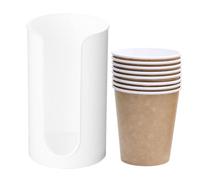 Dispensador de enjuague bucal - Soporte fácil de instalar, almacenamiento para vasos pequeños de papel, tocador de encimera | Portavasos de baño para enjuagar los vasos