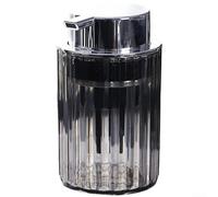 Dispensador de espuma botella de jabón para cocina y baño, compatible con varios líquidos de cuidado personal, cuenta con fácil recarga y construcción para uso diario (transparente)