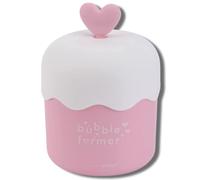 Dispensador de Espuma Facial Portátil, Limpiador Facial con de Burbujas para Casa y Viaje, Taza Reutilizable para Crema Limpiadora Rosa