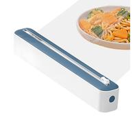 Dispensador de film con cortador, dispensador de almacenamiento de papel de aluminio, dispensadora manual de corte rápido para alimentos, aperitivos, conservación de frutas, papel encerado