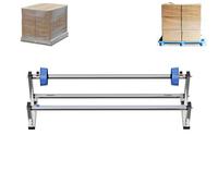 Dispensador de Film Estirable, Máquina de Empaque de Escritorio, Soporte para Film Retráctil de 50 cm con Cortador - Soporte Ajustable para Rollos de Films de 10 a 53 CM de Ancho