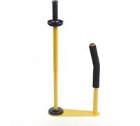 Dispensador de Film para palets, dispensador de Film Estirable, máquina Manual de Embalaje con Film, Soporte de Film retráctil para 18 y 20 Pulgadas, Amarillo