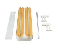 Dispensador de Film Transparente de Madera Ajustable, Organizador con Cortador para Papel Aluminio y Papel para Envoltura - Diseño Magnético y Gancho, Ideal para Cocina Organizad