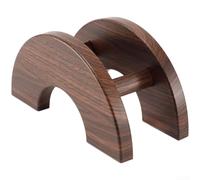 Dispensador de filtro de café ABS con soporte realista para papel cónico, herramienta de barista para tiendas, nogal, 18 x 8,5 x 9 cm (A)