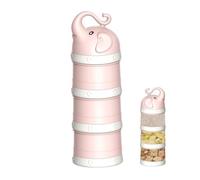 Dispensador de fórmula de gran capacidad,Dispensador de fórmula de viaje, Contenedor apilable de leche en polvo en capas, Lindo dispensador de leche en polvo, contenedor de almacenamiento de fórmula p