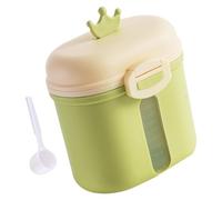 Dispensador de fórmula para bebés de viaje, dispensador de leche de fórmula de viaje, contenedor de leche en polvo de doble capa, dispensador de fórmula en polvo con cuchara
