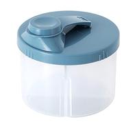 Dispensador de fórmula para bebés, dispensador de fórmula para bebés con 4 compartimentos, contenedor portátil de leche en polvo, almacenamiento de aperitivos, caja de frutas de caramelo para niños