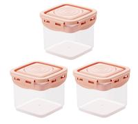 Dispensador de fórmula portátil, recipiente para fórmula para llevar, recipiente portátil para leche en polvo y refrigerios infantiles con c