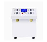 Dispensador de Fructosa Dual Can Commercial Fructose Machine 5L+ Fully Automatic Milk Tea Shop Syrup Filling(Bianco)