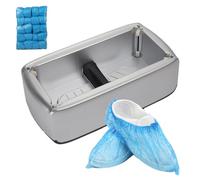 Dispensador de fundas para zapatos: dispositivo manual de sellado de calzado, protector de piso sanitario | Soporte de control de suciedad para residencias, lugares de trabajo, centros médicos, áreas