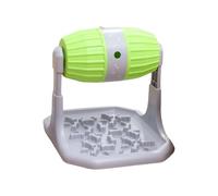 Dispensador de golosinas antideslizante para perros, juguete personalizable con puerto de alimentos, solución de alimentación para ejercicio mental interactivo, bola de alimentación de enriquecimiento