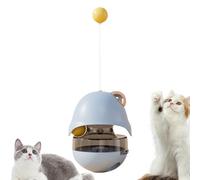 Dispensador de golosinas para automóvil, dispensador de golosinas de alimentación Lenta con Bolas de Hierba gatera, Juguete Interactivo para Gatos para pérdida de Peso, Divertida Bola