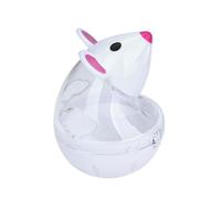 Dispensador de Golosinas para Gatos Juguete de Golosinas para Gatos Juguete de Comida para Gatos para Mascotas Aumenta El Coeficiente Inte, Blanco