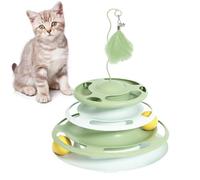 Dispensador de golosinas para gatos, juguete dispensador de golosinas para gatos, dispensador de golosinas para mascotas, rompecabezas para gatos, alimentador lento de comida para gatos, juguetes para