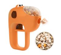 Dispensador de golosinas para Gatos, Lanzador de de Alimentos, dispensador de Comida para Gatos, Juguete para el hogar, Viajes, Camping, Senderismo, Entrenamiento de Tiempo de Juego