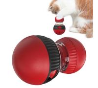 Dispensador de golosinas para gatos, TETA DE CAT TOY | Alimentador de pelota de comida para mascotas | Consejo de alimentación lenta en interiores El dispensador que suena el juguete para gatos grande