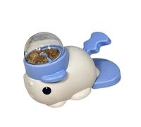 Dispensador de golosinas para mascotas activado a presión, alimentadores en forma de pez, promueve hábitos alimenticios lentos, interacción, desafío mental, dispensador de golosinas para mascotas
