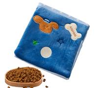 Dispensador de golosinas para perros, flexible, plegable de papel arrugado para perros, juguete de búsqueda de golosinas para cachorros, para interior al aire libre, jardín, salón, parque