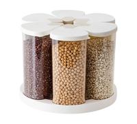 Dispensador de granos, de almacenamiento de cereales de gran capacidad, contenedor de arroz, contenedor de alimentos, almacenamiento en seco, perfecto para despensa de cocina, diseño sellado a