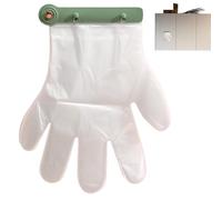 Dispensador De Guantes Con Soporte De Pared - Ganchos Colgables Para Almacenamiento De Manoplas,Soporte De Pared Con 100 Mitones Para Baño, Cocina Y Puerta De