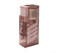 Dispensador de hilo dental portátil automático, estuche para púas de viaje | Organizador de cuidado dental para mini organizador de cuidado dental, tamaño de bolsillo, color rosa para contenedor y