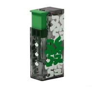 Dispensador de hilo dental portátil con 10 palillos de hilo dental automáticos, kit de viaje automático para el cuidado en movimiento, caja de almacenamiento compacta para el hogar y la carretera
