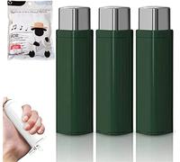 Dispensador de hilo dental portátil, funda portátil de hilo dental con 100 hilos dentales, hilo dental para púas dentales, hilo dental, fundas automáticas para limpieza de dientes (verde, 3 piezas)