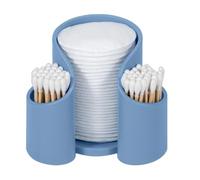Dispensador de hisopo de algodón, soporte QTIP para oficina | Estuche dispensador de oficina de viaje,Organizador de maquillaje de vanidad seguro e insípido para hilo , algodón y tazas