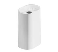 Dispensador de hisopos de algodón, contenedor de almacenamiento inteligente de 3.7 x 2.65 pulgadas para enfermeras, máquina de soporte de hisopos con acceso táctil, caja organizadora de baño para