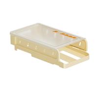 Dispensador de huevos con ruedas - Unidad de soporte para refrigerador, organizador apilable para almacenamiento de huevos, bandeja con ruedas automática | Solución de gabinete de despensa de cocina d