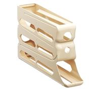 Dispensador de huevos de 4 niveles, soporte dispensador de huevos que ahorra espacio, gran capacidad de 4 niveles para un almacenamiento eficiente de cocina, armario, despensa y almacenamiento en el