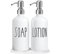 Dispensador de jabn de mano de rtula para jabn de bao y dispensador de locin con bomba de metal plateada adecuada para la decoracin del bao de