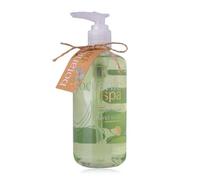 Dispensador de jabón Accentra BOTANIC SPA con jabón líquido para manos, 290 ml, aroma: eucalipto y limoncillo, ideal para regalar a mujeres, madres y novias