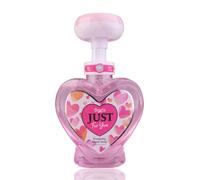 Dispensador de jabón Accentra JUST FOR YOU con jabón líquido para manos en un dispensador decorativo con forma de corazón, 500 ml, Rosa Té y Terciopelo, ideal como regalo para mujeres, madres y novias
