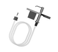 Dispensador de jabón ajustable de diseños altos para fregaderos de cocina con tubo extendido para facilitar el llenado y dispensador de jabón ABS multiusos