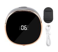 Dispensador de Jabón Automático, Montaje en Pared, Espuma Uniforme, Negro, Recargable, Sin Contacto - Ahorro Energético, Sensor Infrarrojo Inteligente, para Cocina y Baño (Negro)