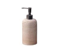 Dispensador de jabón Botella dispensadora de loción Gran capacidadDispensador jabón a presiónBotella champú Lujo Liviana Alto Valor(Beige)