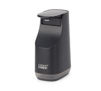 Joseph Joseph Bathroom Slim, Dispensador de Bomba de jabón Compacto para baño, fácil pulsación, Boquilla antigoteo, Recargable, Negro Mate