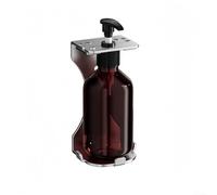 Dispensador de jabón con bomba de pared con soporte para champú, acondicionador, gel de ducha, estación de lavado corporal para hogares y espacios comerciales (1 botella)