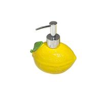 Dispensador de jabón con Bomba Dispensador De Jabón con Forma Limón Y Bomba Plástico, Botella Loción Rellenable, Ideal For Decorar El Hogar Dispensador de jabón para el baño