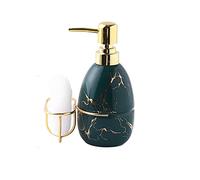 Dispensador de Jabón con Bomba Dispensador de jabón mármol nórdico Baño baño embotellado Ducha Gel Reutilizable Champú Loción cerámica Botella