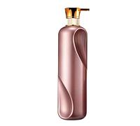 Dispensador de jabón con bomba y jabón para el cuerpo, reutilizable, para encimera de hotel, 500 ml, color rosa