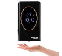 Dispensador de jabón con sensor automático, dispensador de jabón automático montado en la pared con pantalla LED, lavadora de manos espumosa sin contacto para cocina y baño