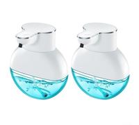 Dispensador de jabón con sensor de movimiento infrarrojo con mecanismo de dispensación ajustable de 4 velocidades para una higiene mejorada (A)