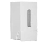Dispensador de jabón de 400 ml, dispensador de jabón for Ducha de Pared, dispensador de champú líquido, contenedor de jabón desinfectante de Manos, dispensador de jabón y Gel for Hotel.(White,Single)